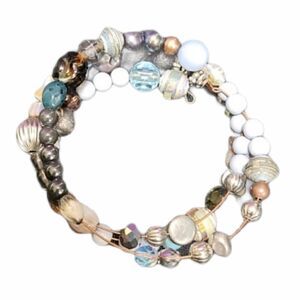 𝅺BOHO BEADED WRAP BRACELET  